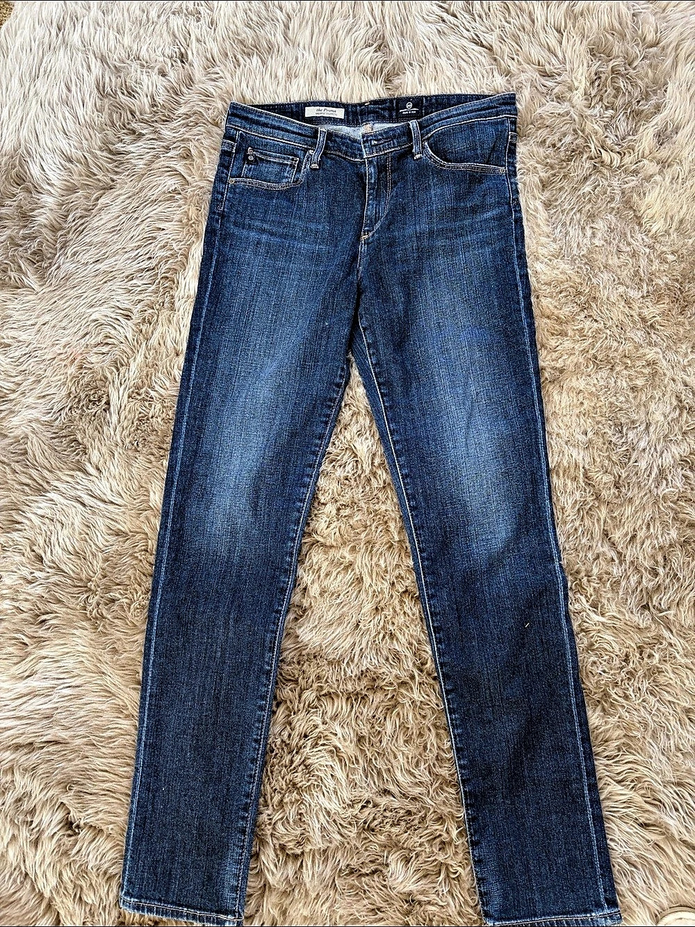 AG Adriano Goldschmied The Prima Skinny Jeans in Blue